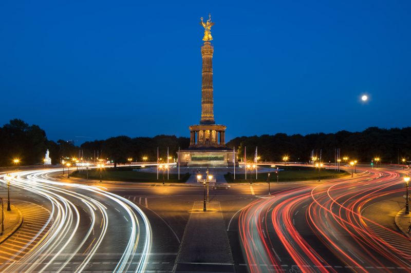 Berlin, the "Große Stern" with Victory's Column; photograph by Vincent Mosch